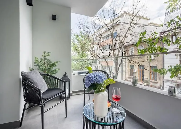 Apartman Amazing Terrace Bright - Amzei Square Bukarest
