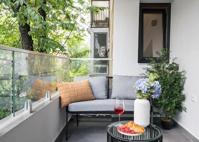 Apartmán Amazing Terrace Bright - Amzei Square *