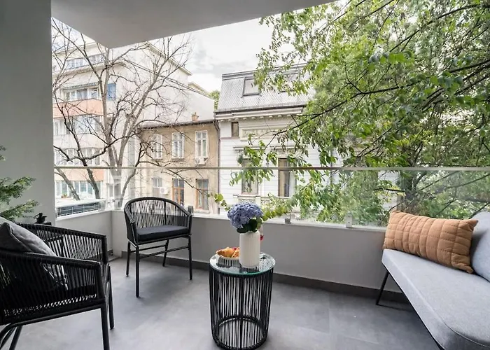 Amazing Terrace Bright - Amzei Square * Bukareszt
